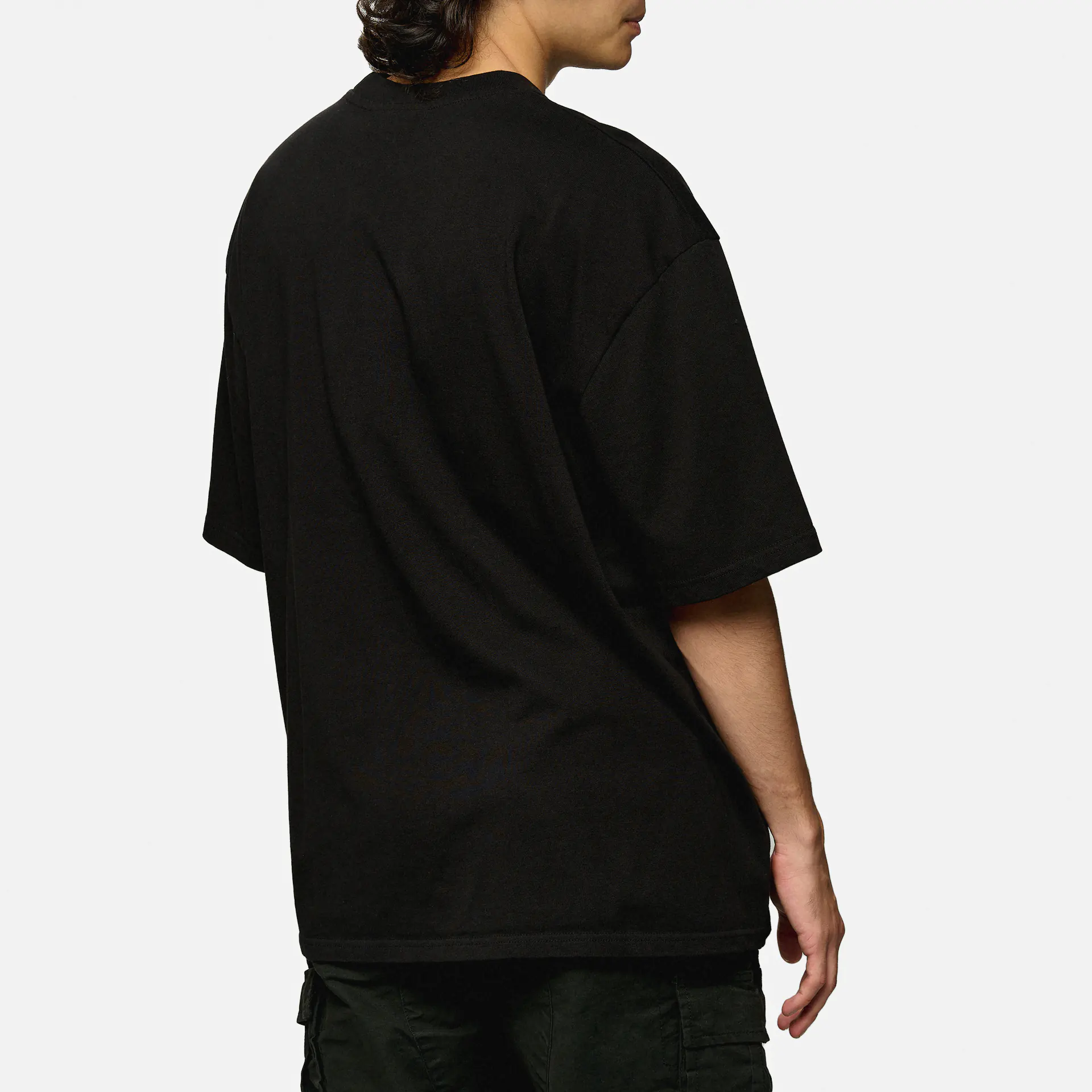 PEGADOR Logo Oversized T-Shirt Washed Black