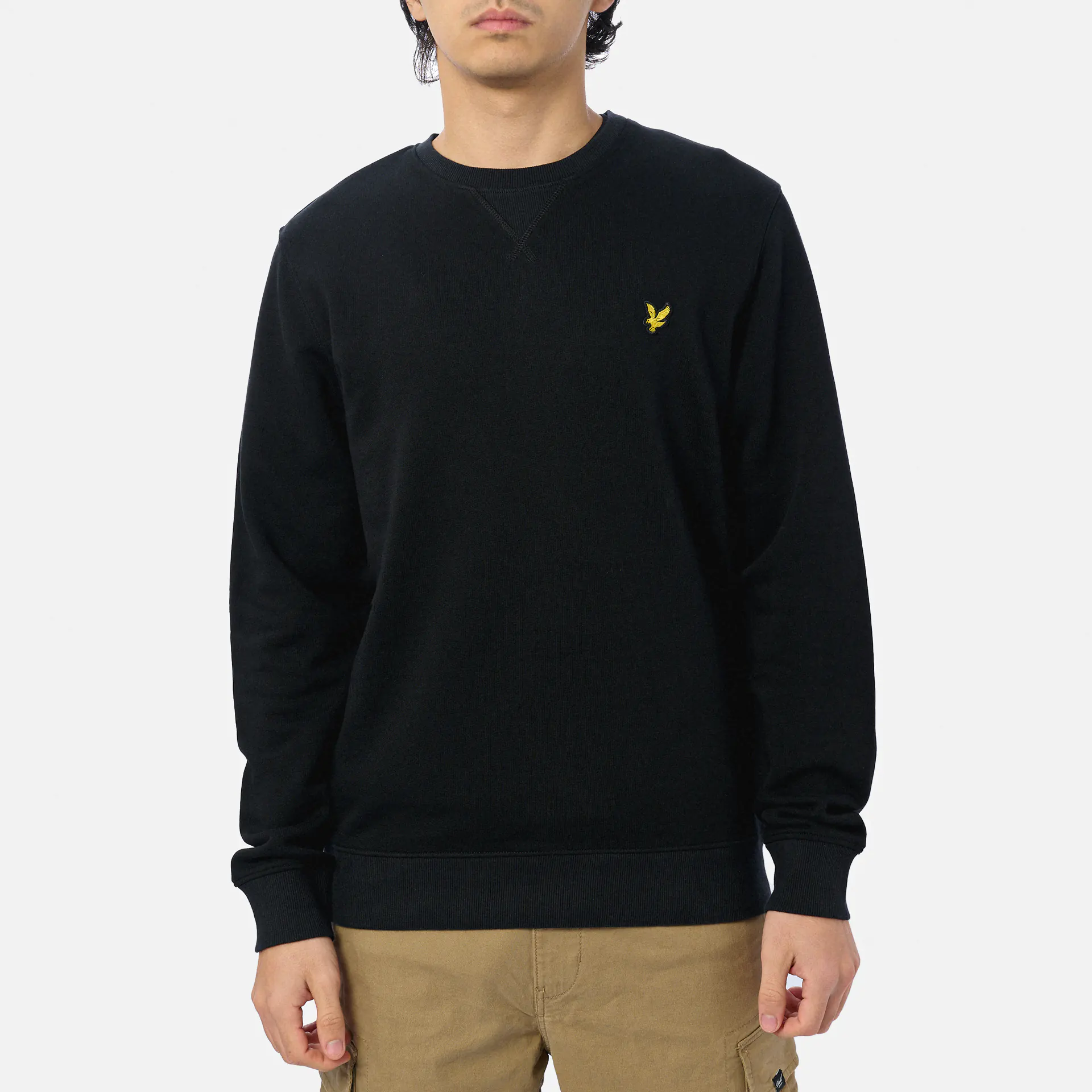 Lyle & Scott Crew Neck Sweatshirt Jet Black