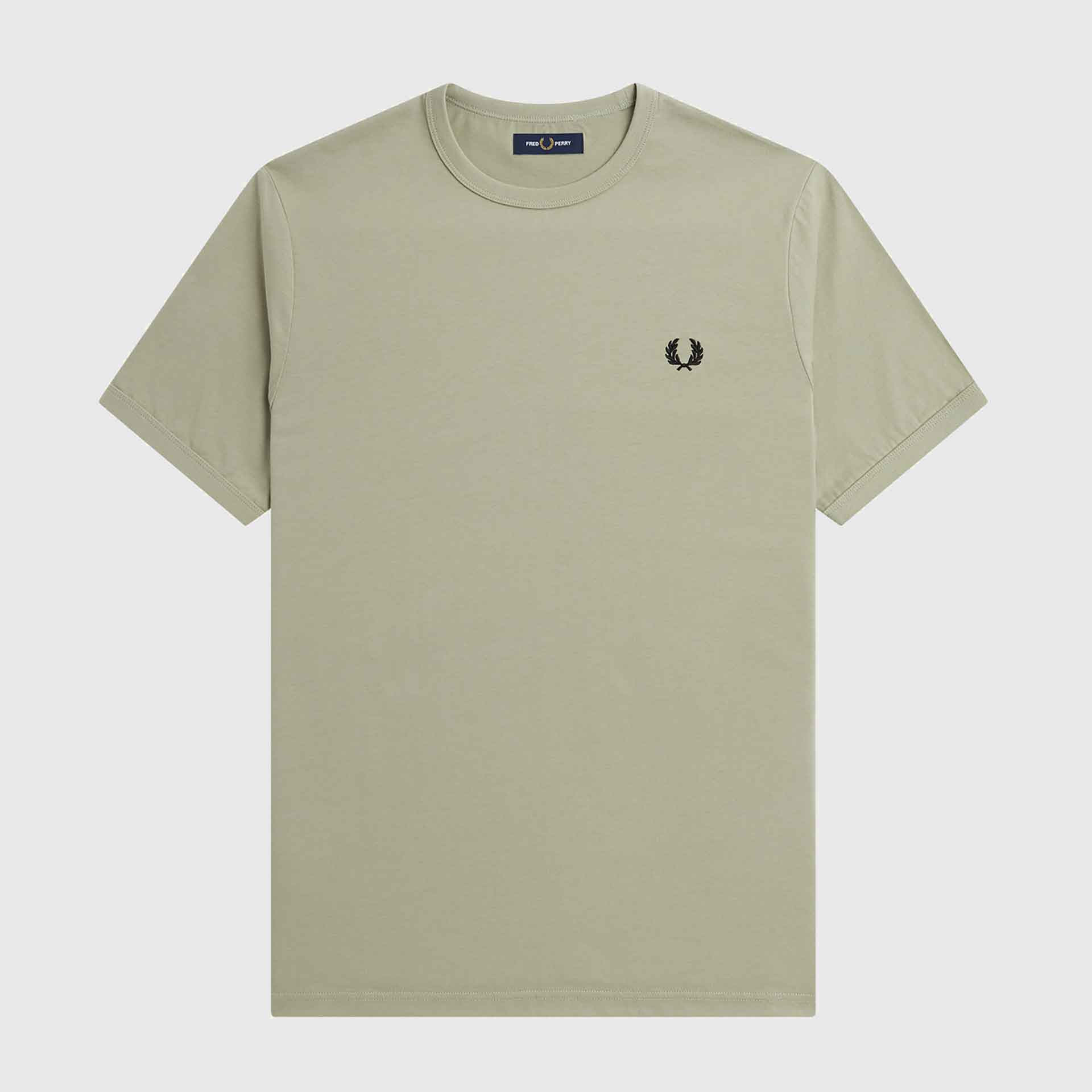 Fred Perry Ringer T-Shirt Seagrass