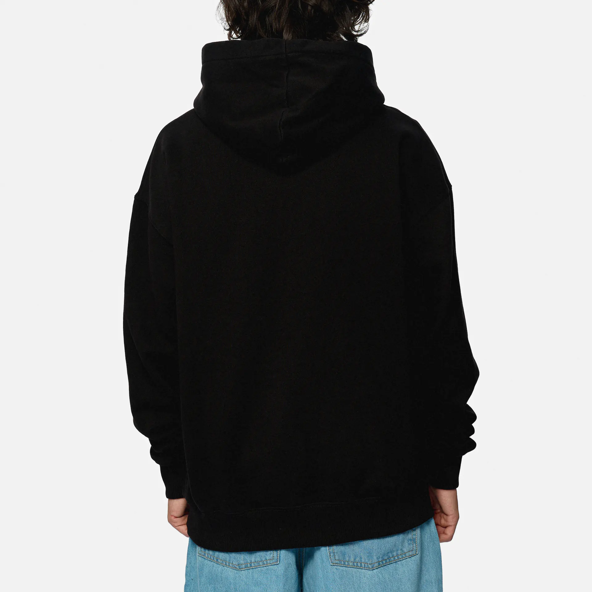 PEGADOR Logo Oversized Hoodie Washed Black