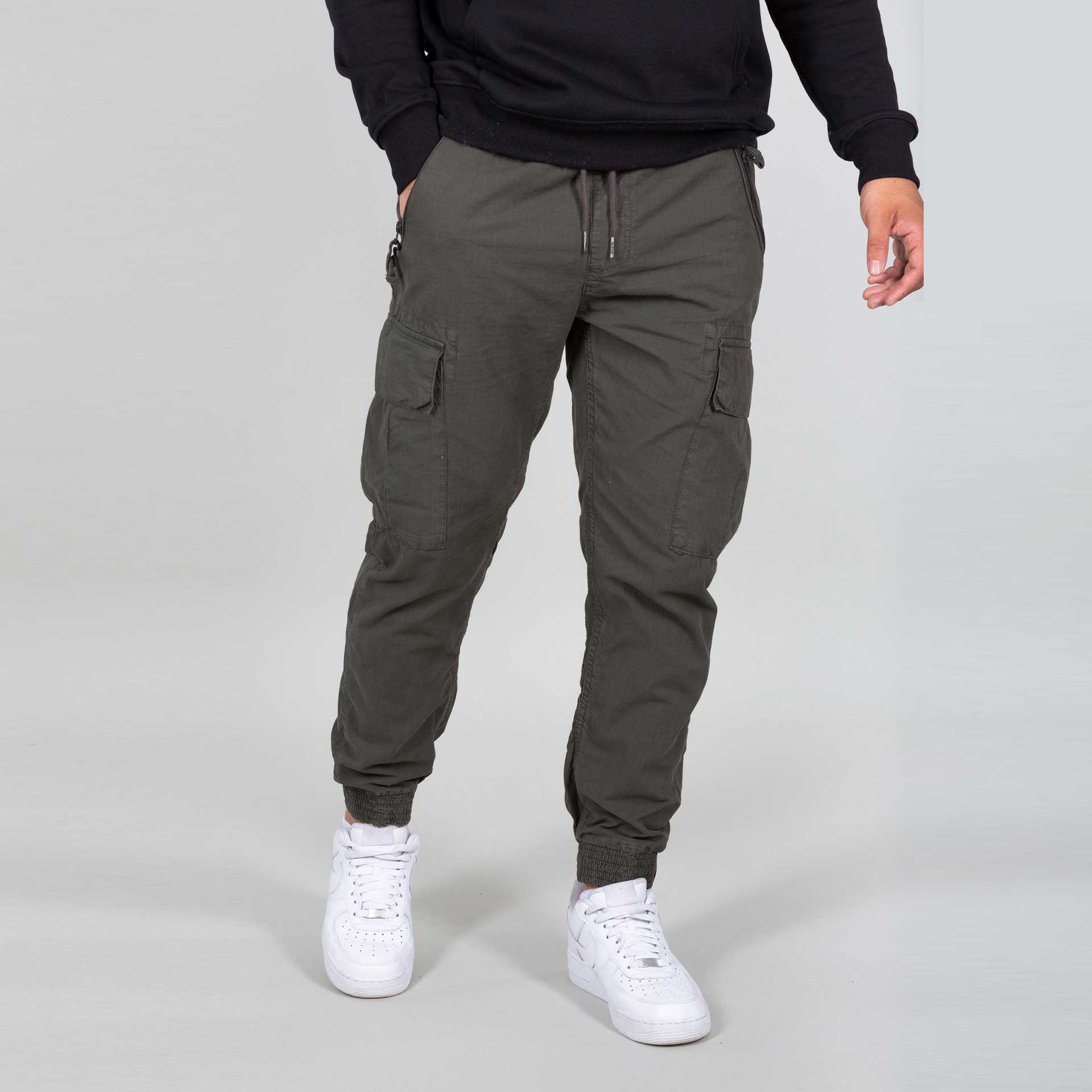 Alpha Industries Ripstop Cargo Pants Grey Black